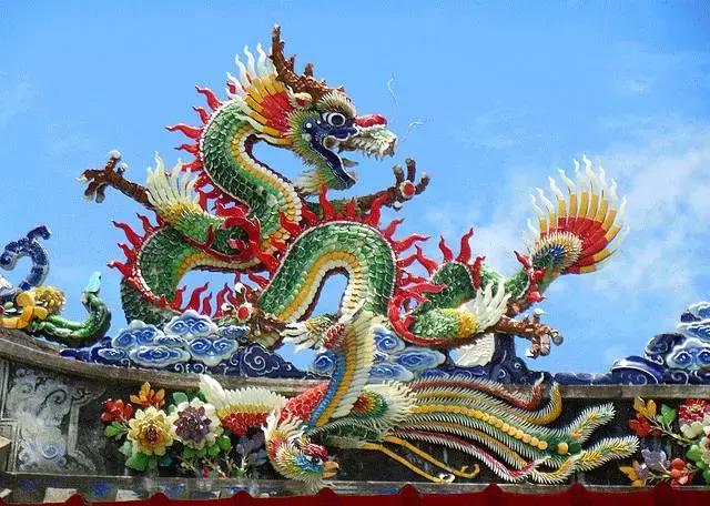 潮州嵌瓷,,屋頂生花