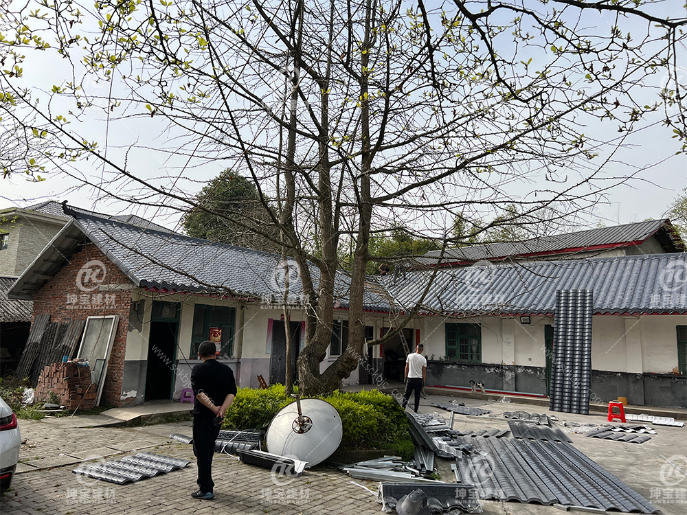 100-200平方房子鋪多少合成樹脂瓦,？總費(fèi)用多少錢？